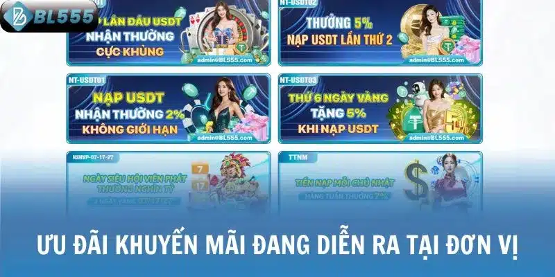 Ưu đãi khuyến mãi đang diễn ra tại đơn vị